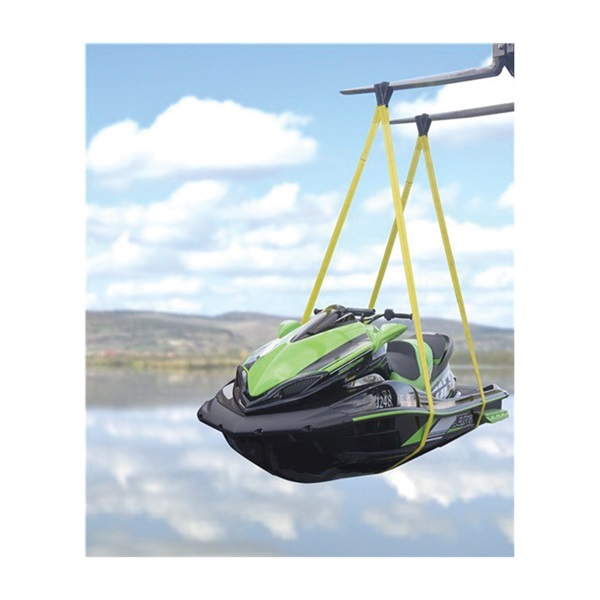 Keeper 02616 Lift Sling, 2 in W, 12 ft L, 1-Ply, 3100 lb Vertical Hitch, Polyester, Yellow - 2