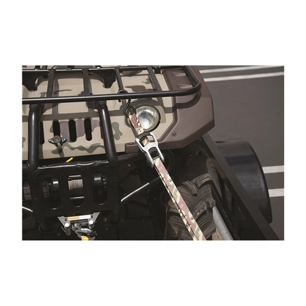 Keeper 47300 Tie-Down Strap, 1 in W, 12 ft L, Desert Camouflage, 550 lb Working Load, S-Hook End - 4