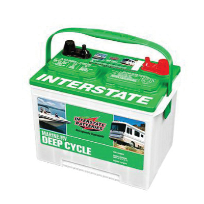 Interstate Batteries Marine/RV Series SRM 24 Wet Battery, 24DC Battery, 12 V Battery, 81 Ah - 2