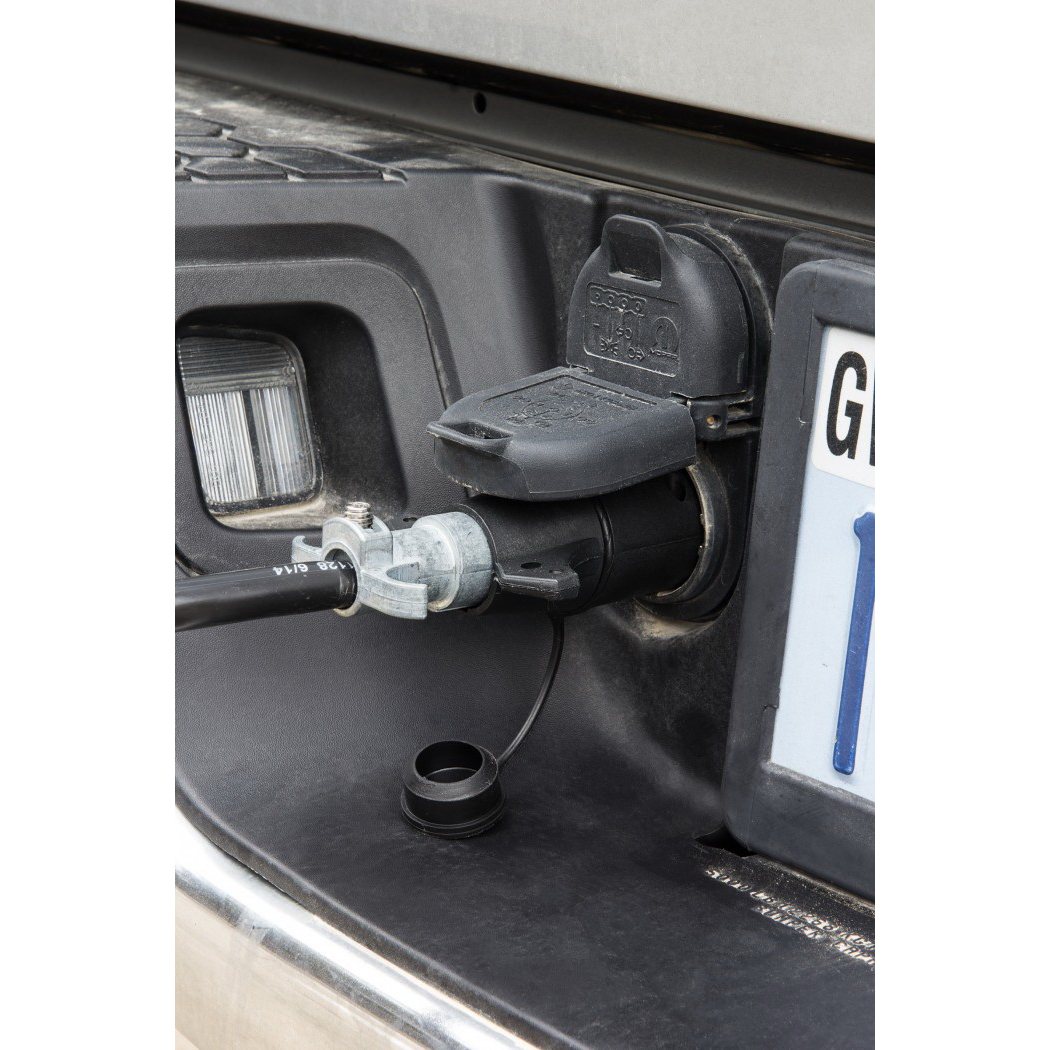 Hopkins 47555 Adapter, 7-Blade, 6-Pole, Metal/Plastic Housing Material, Black - 4