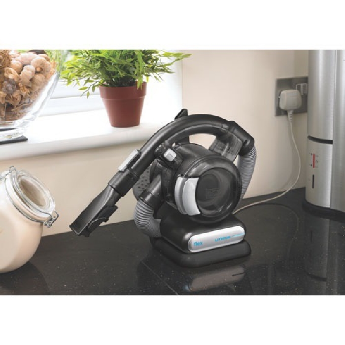 Black+Decker BDH2020FL Hand Vacuum, 20 W, 20 V Battery, Lithium-Ion Battery, 1.5 Ah, Black Housing - 4