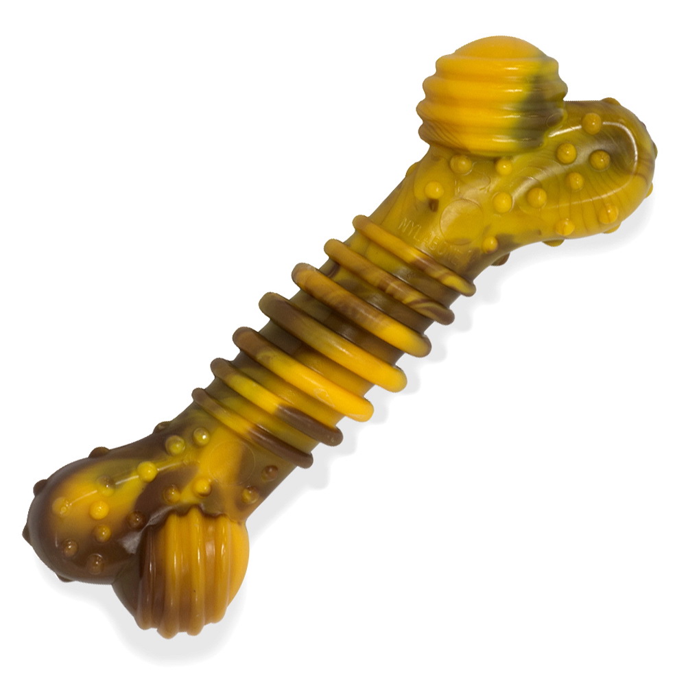 Nylabone Flavor Frenzy NFCS105P Power Chew Toy, Souper, Cheese, Steak Flavor - 2