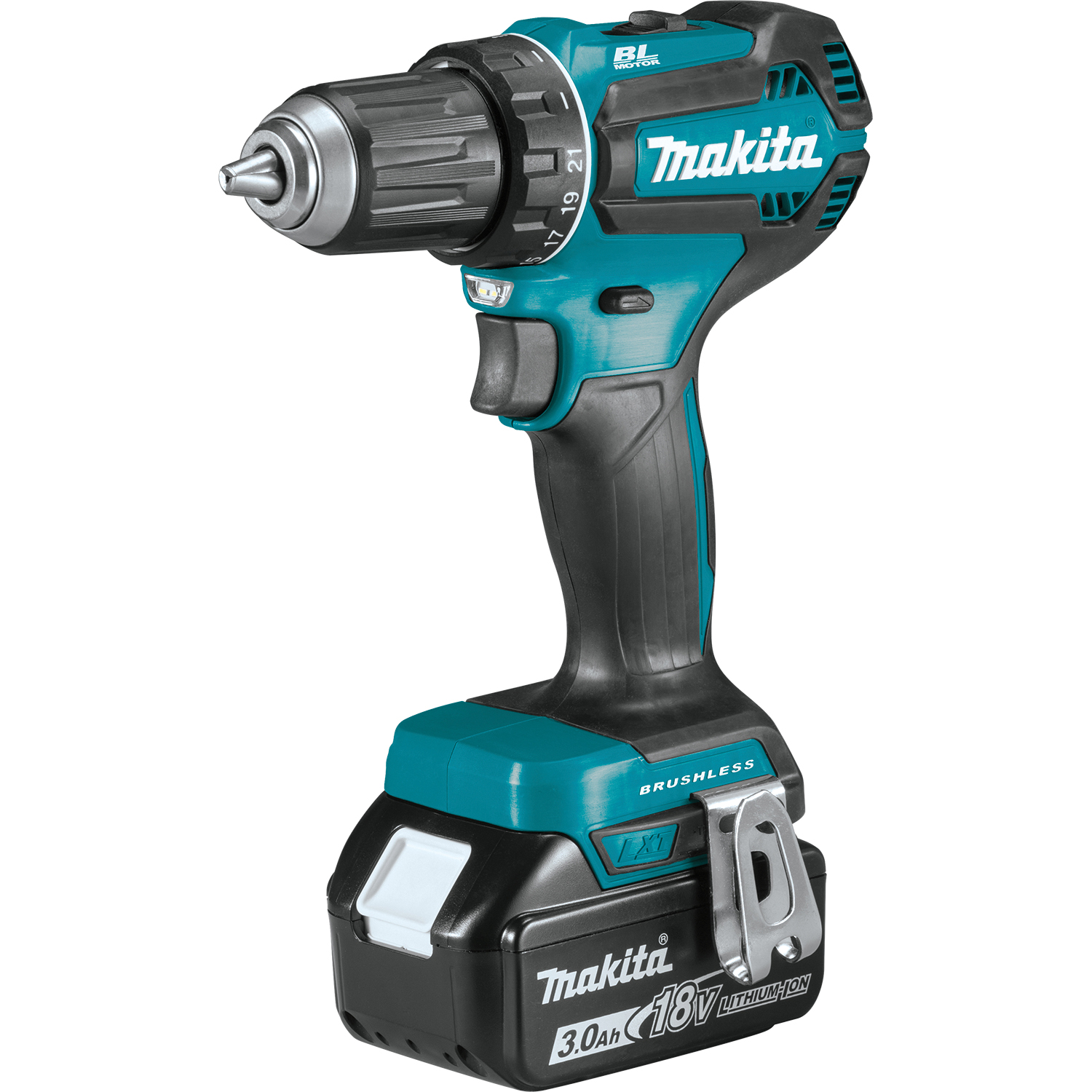 Makita 18V LXT XFD131 Drill/Driver Kit, Battery Included, 18 V, 3 Ah, Keyless Chuck - 5
