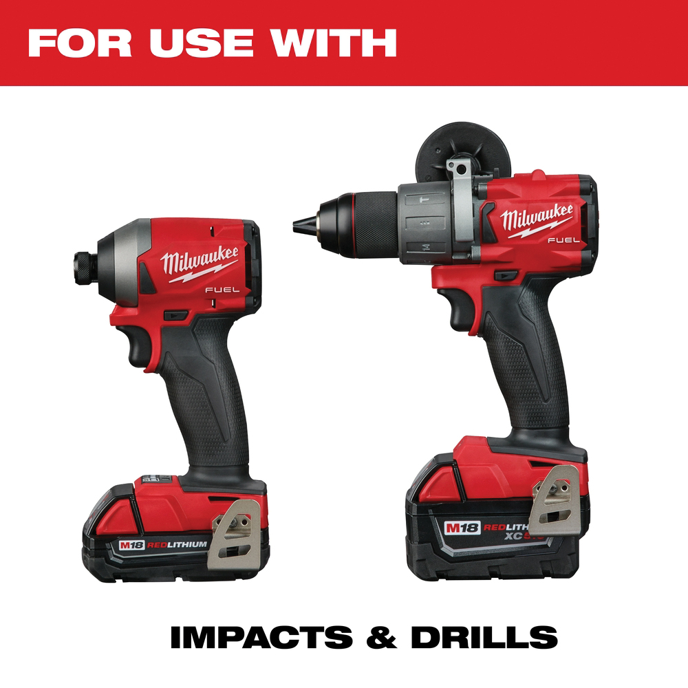 Milwaukee SHOCKWAVE 48-32-2390 Adapter, PH2 Drive, Phillips Drive, 1/4 in Shank, Hex Shank, Alloy/Rubber - 5