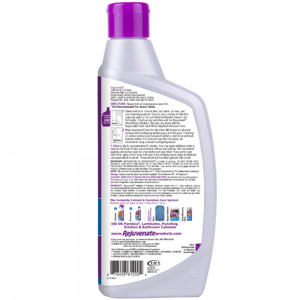 Rejuvenate RJ13CSCB-1 Cabinet and Furniture Restorer, 13 oz Bottle, Liquid - 4