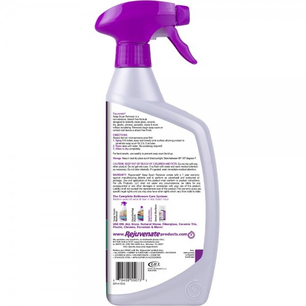 Rejuvenate RJ24SSR Soap Scum Remover, 24 oz, Liquid - 2