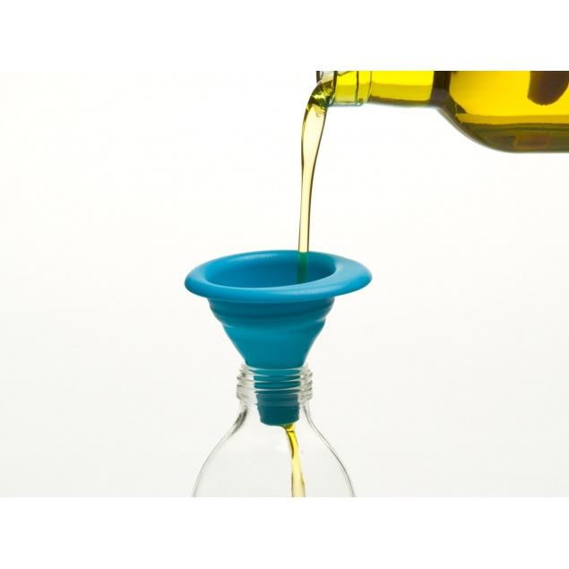 Prepworks CF-100CDP Collapsible Mini Funnel, PP/TPE, Green/Red/Teal/Yellow - 2