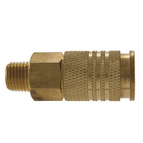 Campbell Hausfeld MP333600AV Coupler, 1/4 in, Plug x MNPT, Brass - 2
