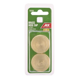 ACE GT1288A Hose End Cap, 3/4 in, Female, Brass - 2