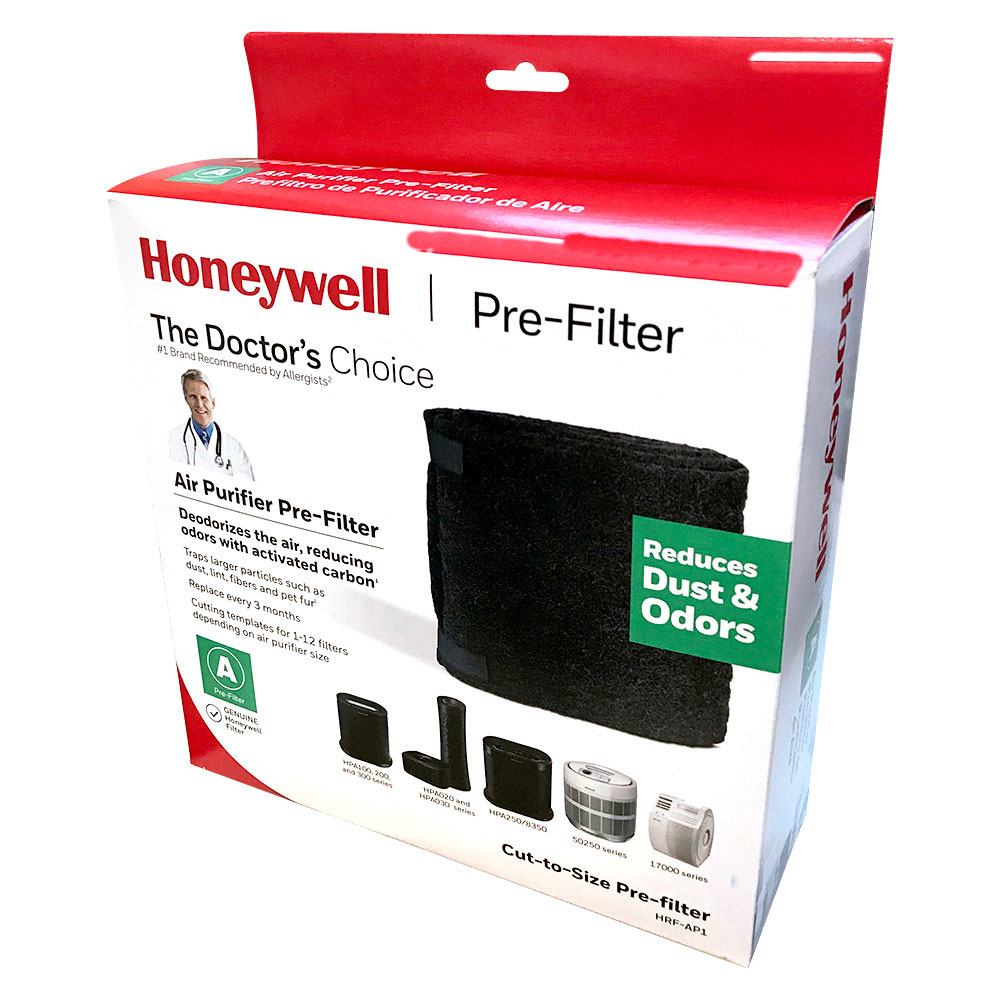 Honeywell HRF-AP1V1 Air Purifier Filter, 47 in L, 15-1/2 in W, Carbon Filter Media, Black - 3