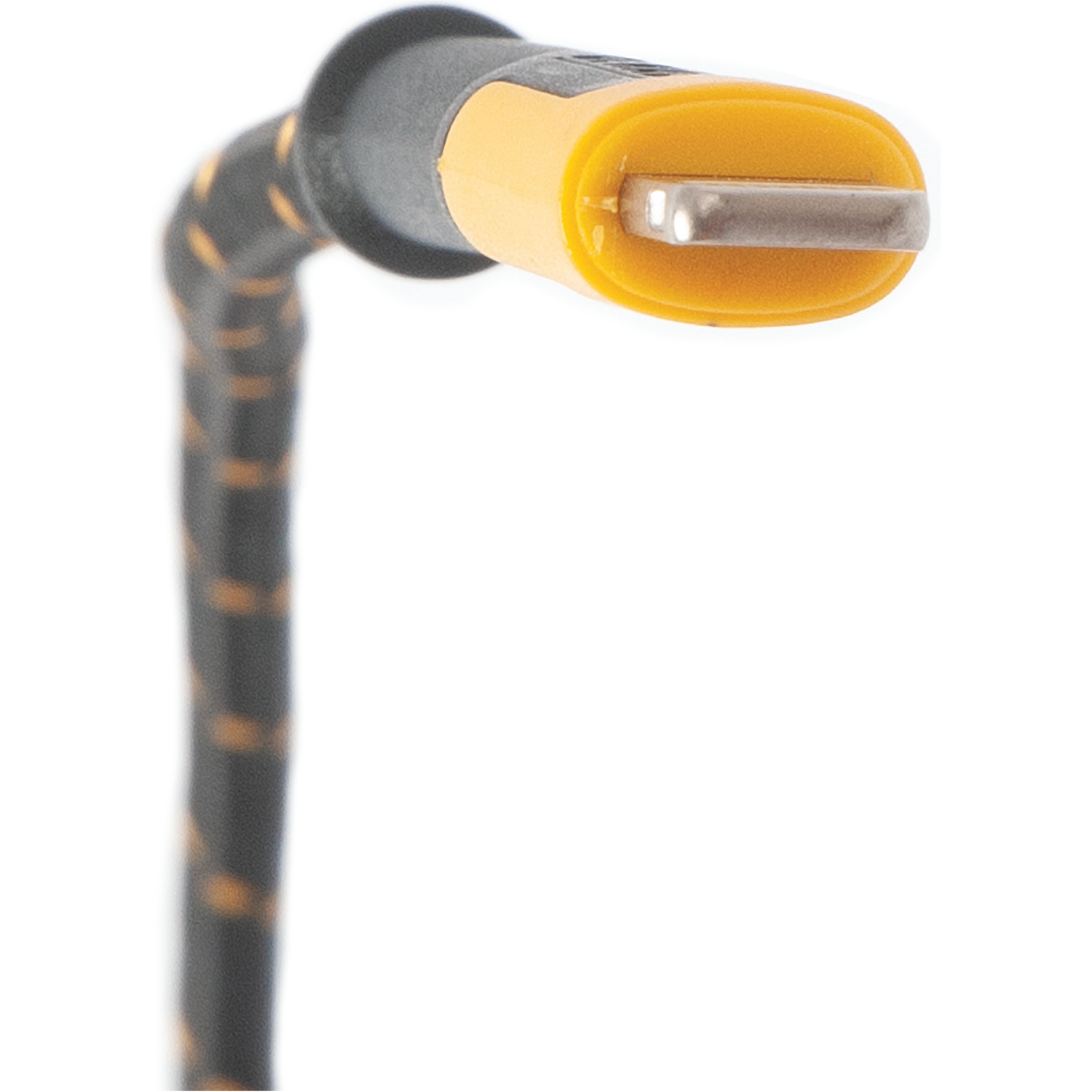 DEWALT 131 1359 DW2 Charger Cable, iOS, USB, Kevlar Fiber Sheath, Black/Yellow Sheath, 4 ft L - 2