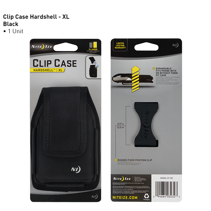 Nite Ize HSHSXL-01-R3 Holster, X-L, Foam/Nylon/ Polycarbonate, Black - 4