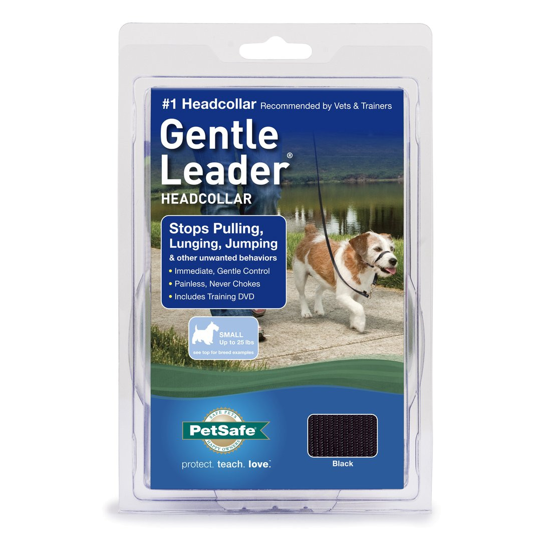 PetSafe Gentle Leader GL-Q-HC-L-BLK Dog Collar, 10 to 18 in Neck, Neoprene/Nylon, Black - 4