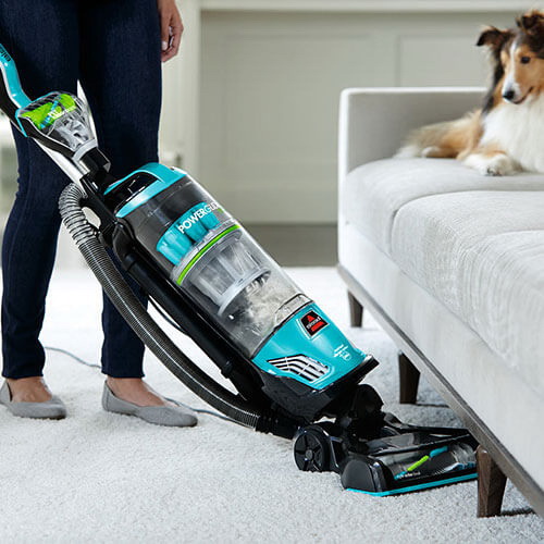 Bissell PowerGlide 2215 Pet Vacuum, 1 L Vacuum, Allergen Filter, 110 to 120 V, 27 ft L Cord, Black/Teal/Lime - 4