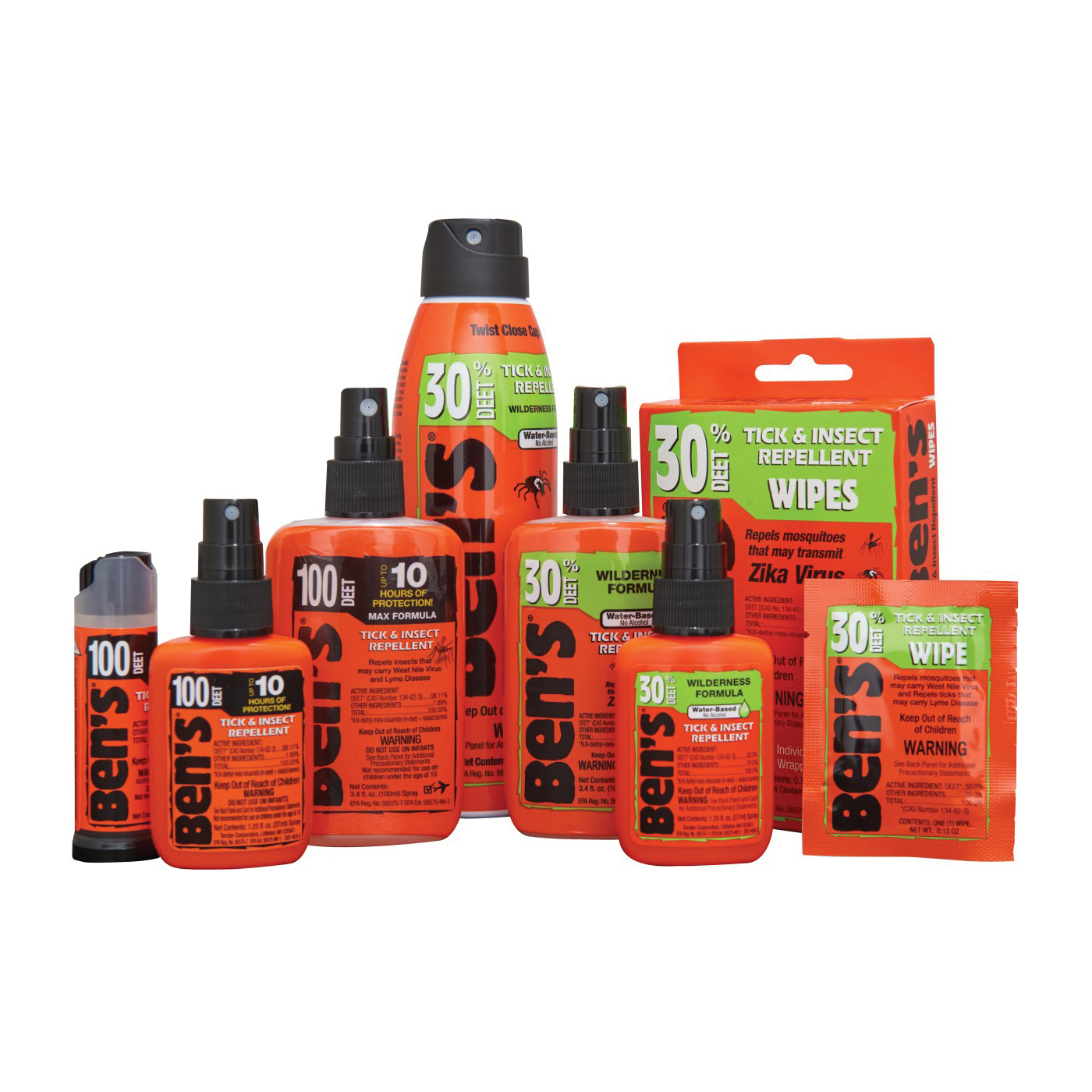 Ben's 06-7070 Tick and Insect Repellent, 1.25 oz Bottle, Liquid, Clear - 3
