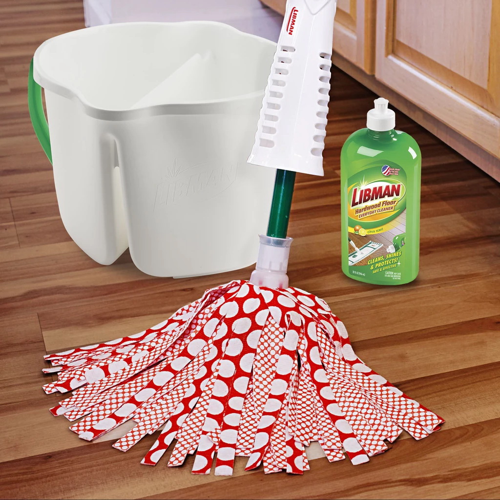 Libman Wonder Series 2000 Mop, 62 in L, Microfiber Mop Head, Steel Handle - 3