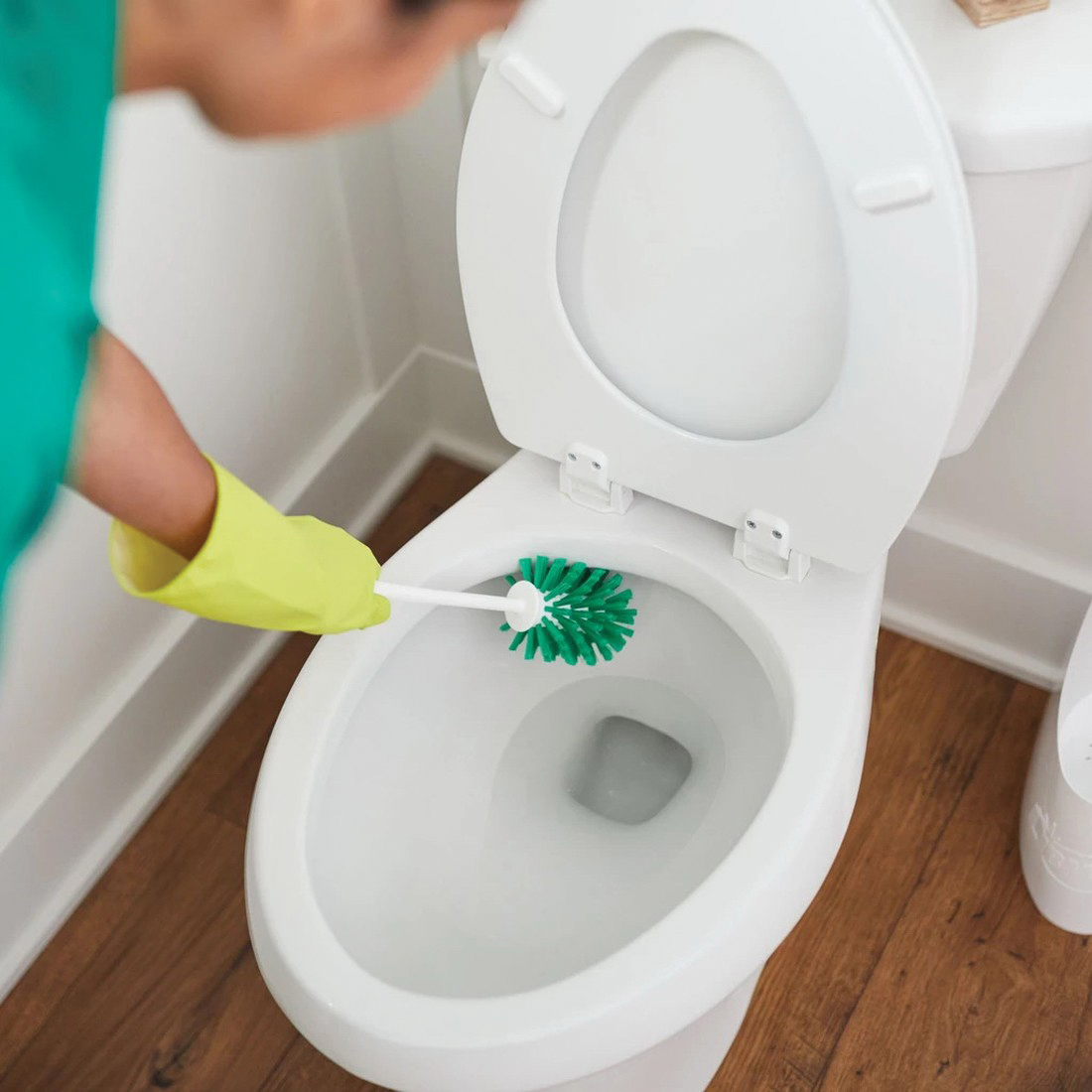 Libman 34 Toilet Bowl Brush, 1 in L Trim, Pet Bristle, Polypropylene Holder, White Holder - 3