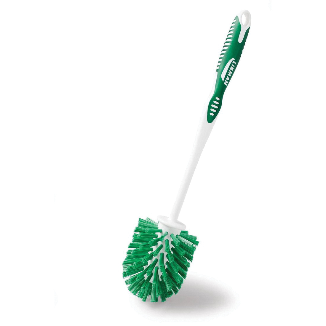 Libman 34 Toilet Bowl Brush, 1 in L Trim, Pet Bristle, Polypropylene Holder, White Holder - 4