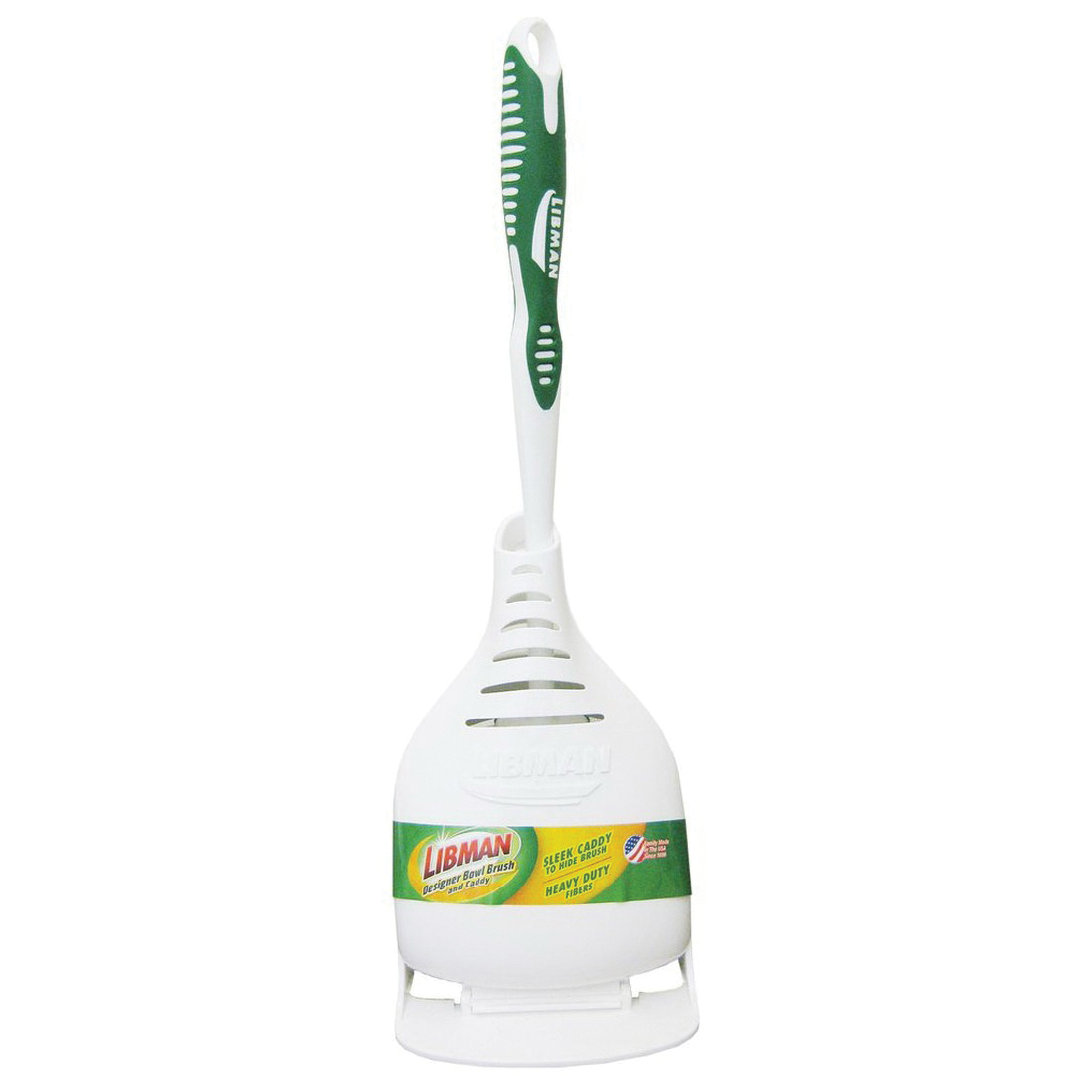 Libman 40 Bowl Brush, 1 in L Trim, Pet Bristle, Polypropylene Holder, White Holder - 2