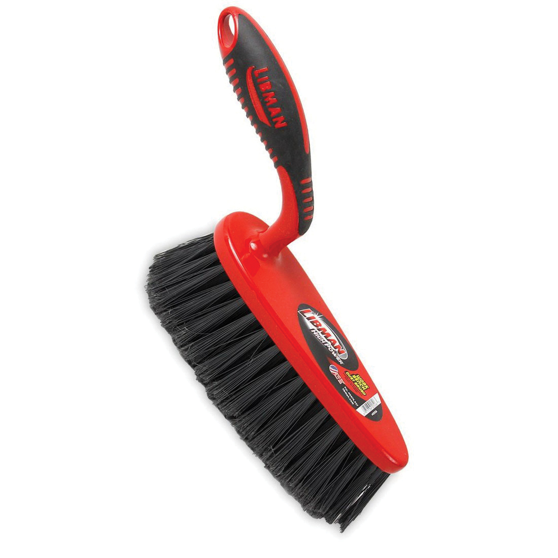 Libman 526 Work Bench Dust Brush, 2 in L Trim, Pet, 7 in W Brush, 14-1/4 in OAL, Red - 2