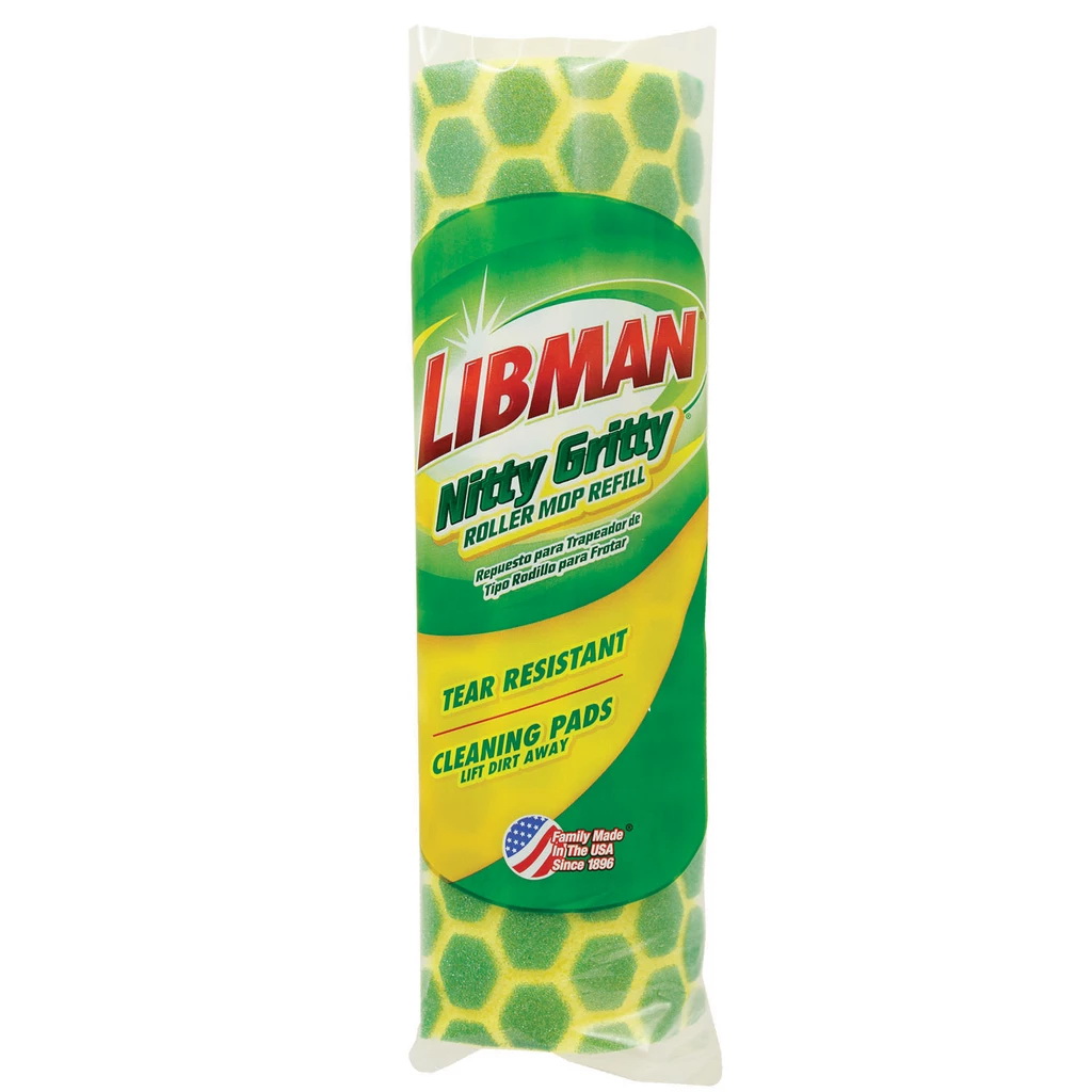 Libman Nitty Gritty Series 2011 Mop Refill, Synthetic - 2