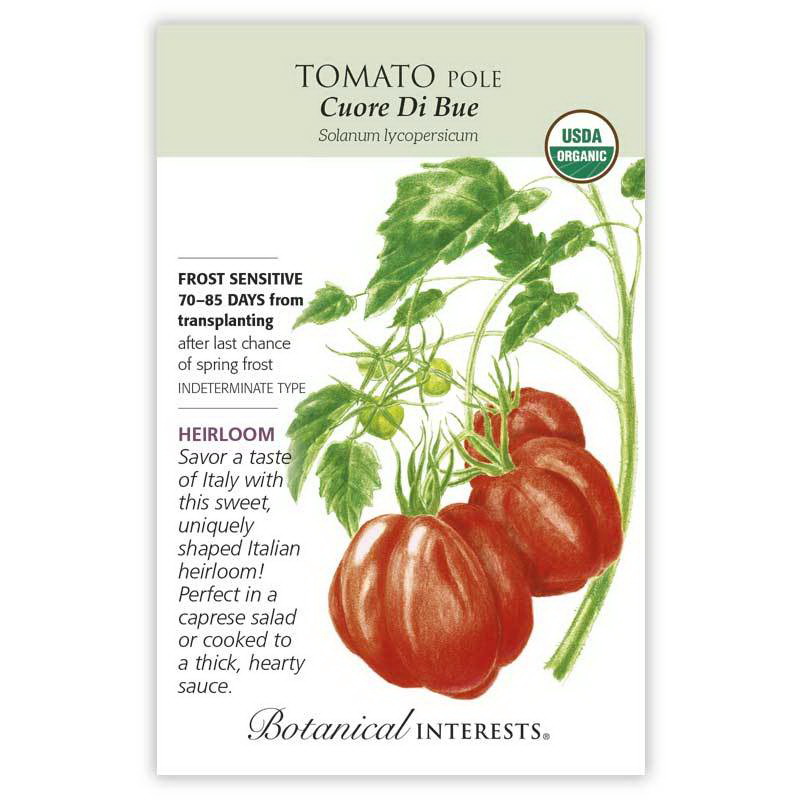 Botanical Interests 3167 Vegetable Seed, 70 to 85 days Days, 24 to 36 in Minimum Spacing, Tomato, Solanum Lycopersicum - 2