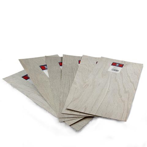 Midwest Products 5120 Craft Plywood, 12 in L, 6 in W, 1/64 in Thick, Birch - 2