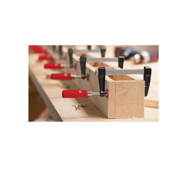Bessey LM Series LM2.006 Light-Duty Bar Clamp, 330 lb, 6 in Max Opening Size, 2 in D Throat, Cast Zinc/Steel Body - 2