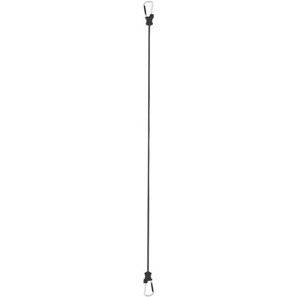 Keeper 06158-6 Bungee Cord, 0.315 in Dia, 48 in L, Rubber/Steel, Black - 2