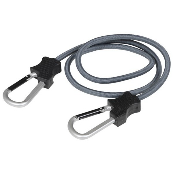Keeper 06158-6 Bungee Cord, 0.315 in Dia, 48 in L, Rubber/Steel, Black - 3