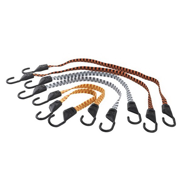 Keeper 06318-4 Bungee Cord Assortment, Rubber/Steel - 2