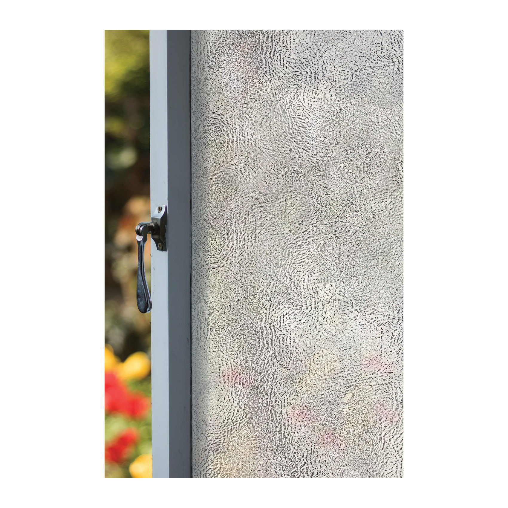 Artscape 02-3201 Window Film, 36 in L, 24 in W, Texture Twelve Pattern, Vinyl, Clear - 2