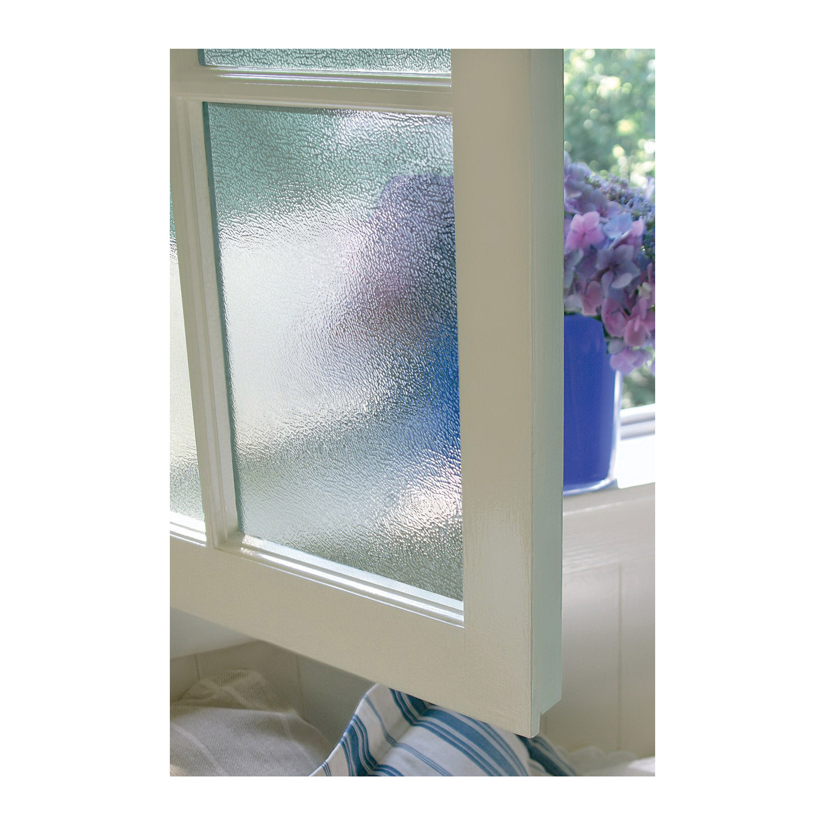 Artscape 02-3201 Window Film, 36 in L, 24 in W, Texture Twelve Pattern, Vinyl, Clear - 3