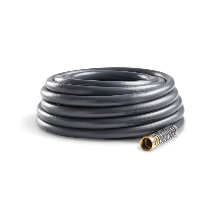 Gilmour Mfg 874751-1001 Garden Hose, 75 ft L, Brass, Gray - 2
