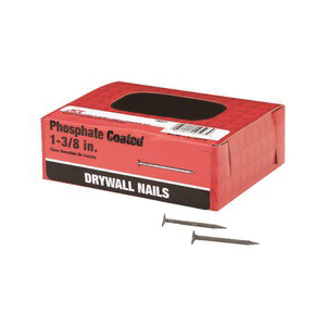 ACE 78827 Drywall Nail, 1-3/8 in L, Phosphate-Coated, Smooth Shank, 1 lb - 2