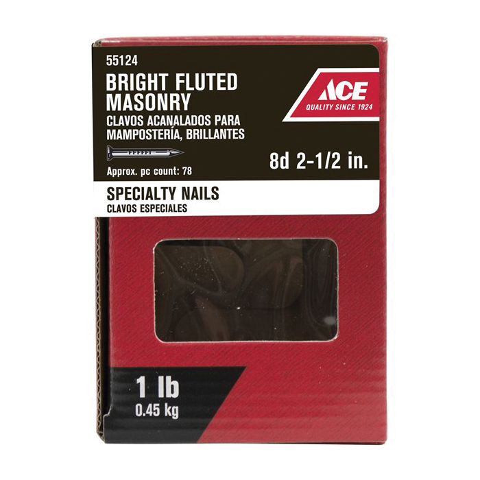 ACE 55124 Masonry Nail, 2-1/2 in L - 2
