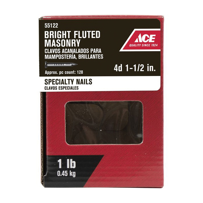 ACE 55122 Masonry Nail, 1-1/2 in L - 2