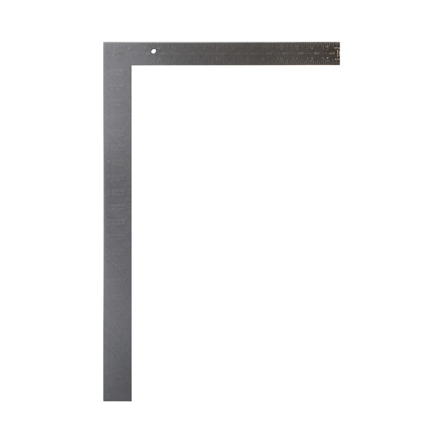 ACE 27096 Framing Square, 1/8, 1/10, 1/12, 1/16 in Graduation, Aluminum - 2