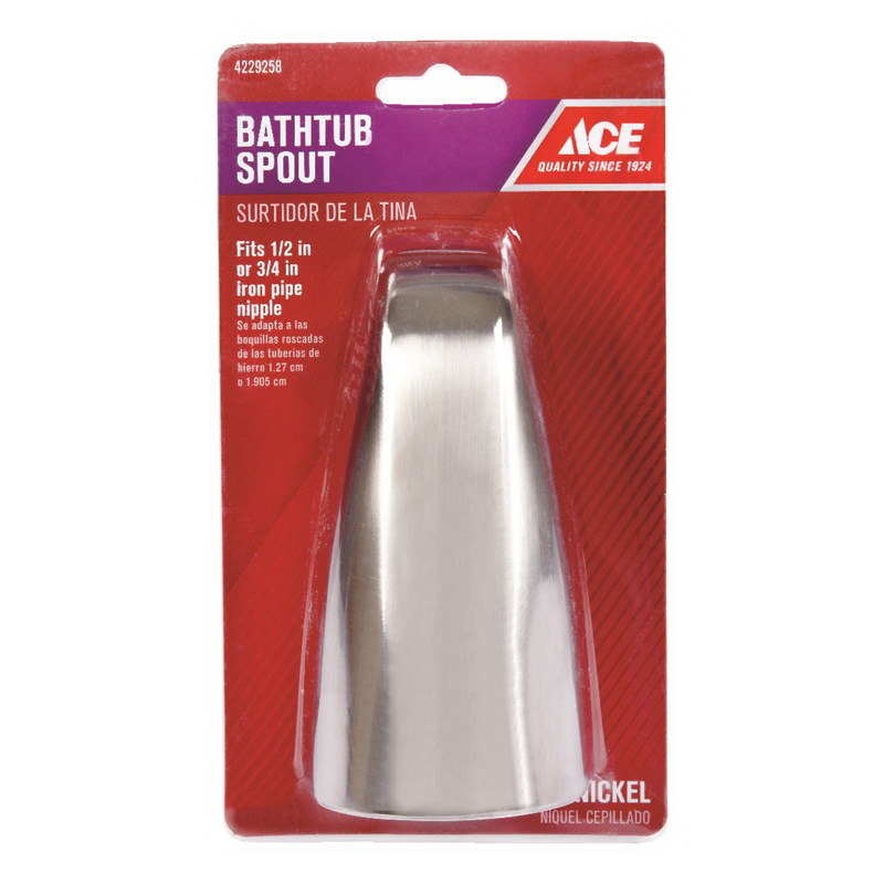 ACE ACE825-30BN Bathtub Diverter Spout, 1/2, 3/4 in Connection, IPS, Metal - 2