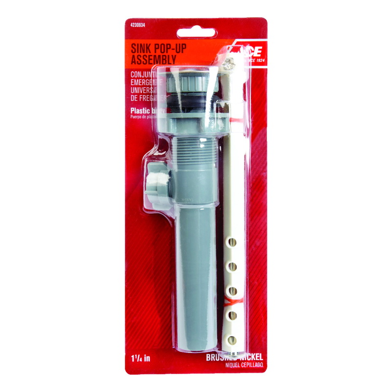 ACE ACE820-70BN Pop-Up Assembly, Plastic, Brushed Nickel - 2