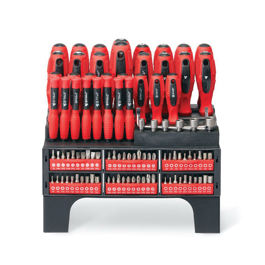 Ace 100 pc. Ratcheting Screwdriver and Bit Set - 2
