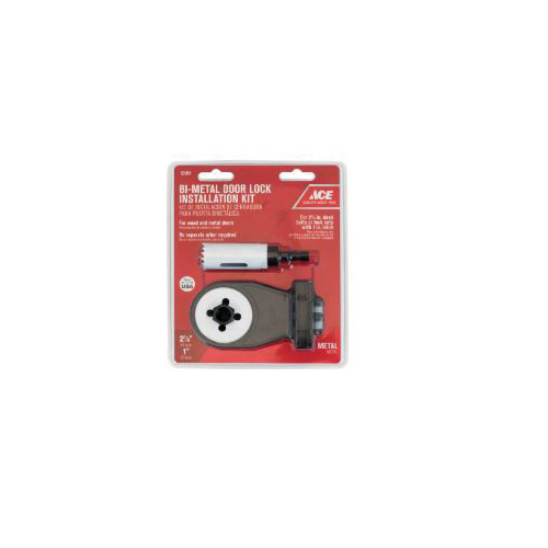 ACE 26004A Door Lock Installation Kit, Bi-Metal Blade - 2