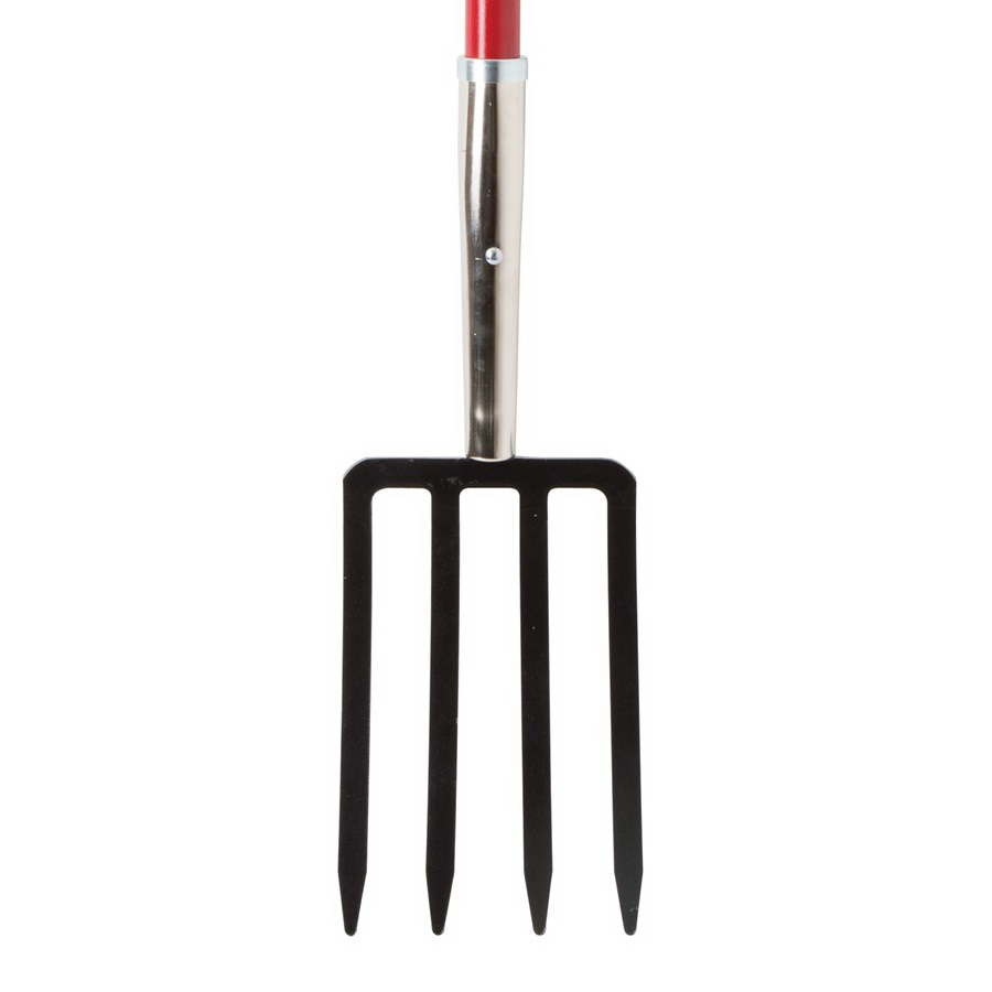 ACE BJ-4F-ACE Spading Fork, Fiberglass Handle, D-Handle Handle, 30 in L Handle - 2