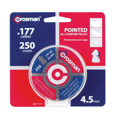 Crosman P177 Pointed Pellet, Lead - 3