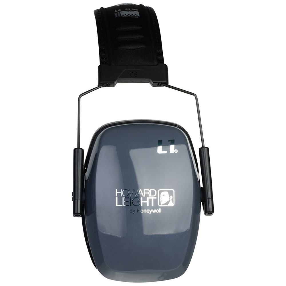 Howard Leight L1 Series R-01524 Headband Ear Muffs, 25 dB NRR, Light Gray - 3