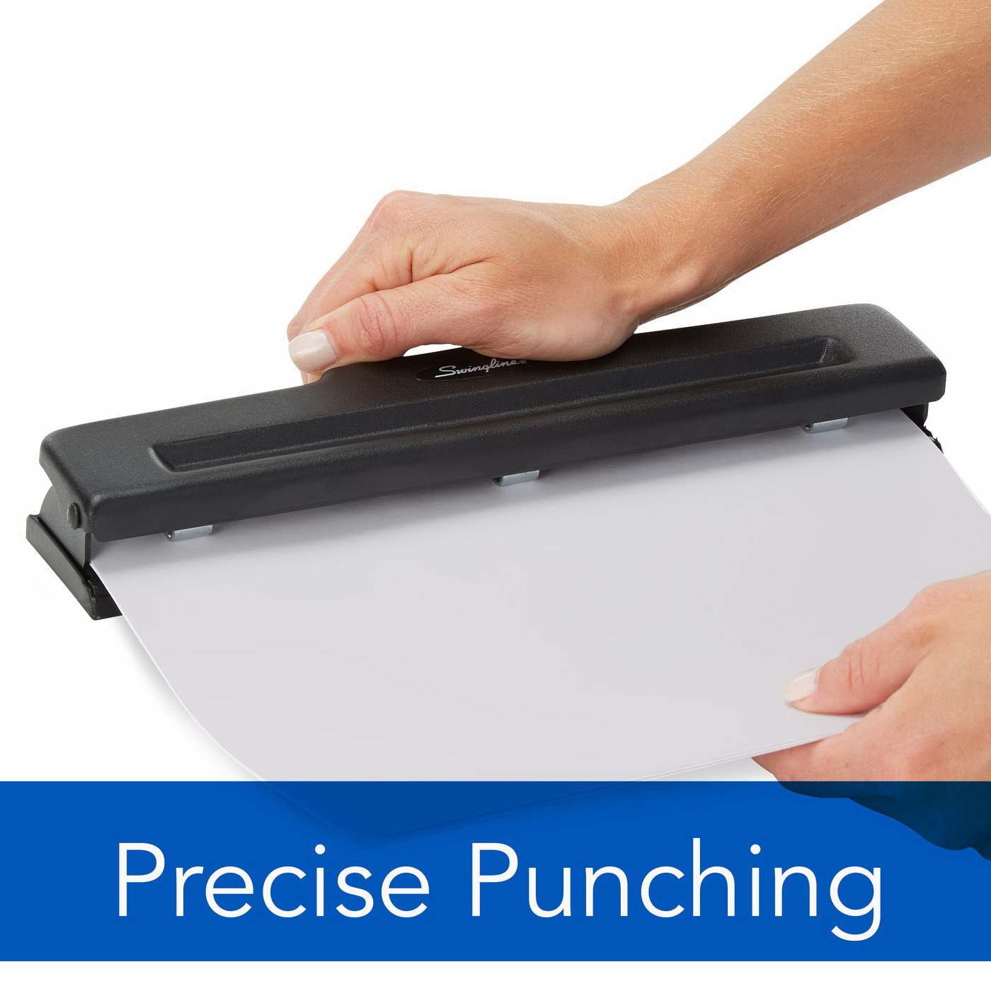 Swingline A7074015K Light-Duty Punch, 11-1/4 in OAL, Metal - 3