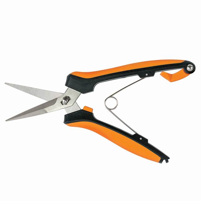 Fiskars 399250-1001 Pruning Snip, Stainless Steel Blade, Precision Ground Blade, Plastic Handle, Soft-Grip Handle - 2