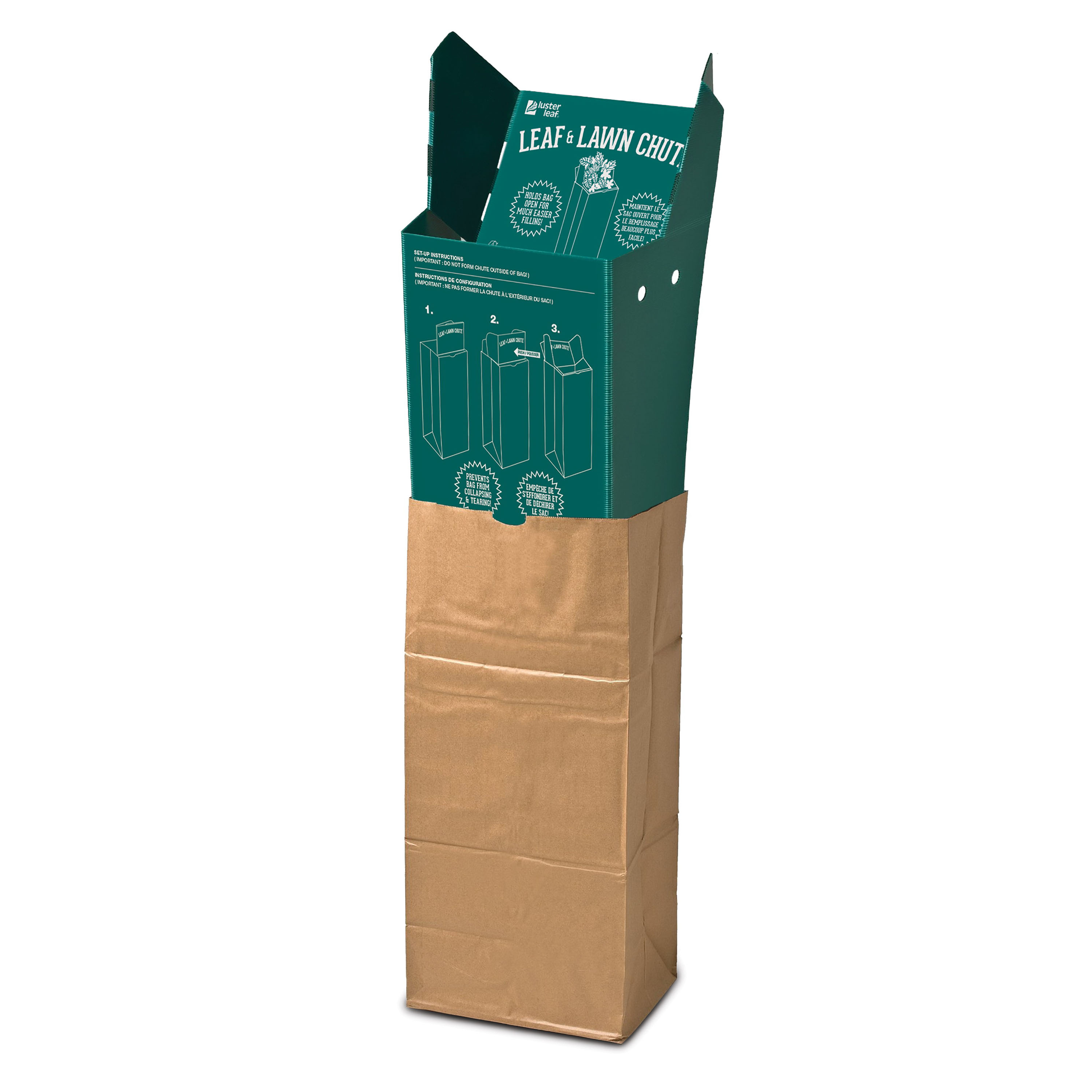 luster leaf A650 Chute, 30 gal Capacity, Plastic - 3