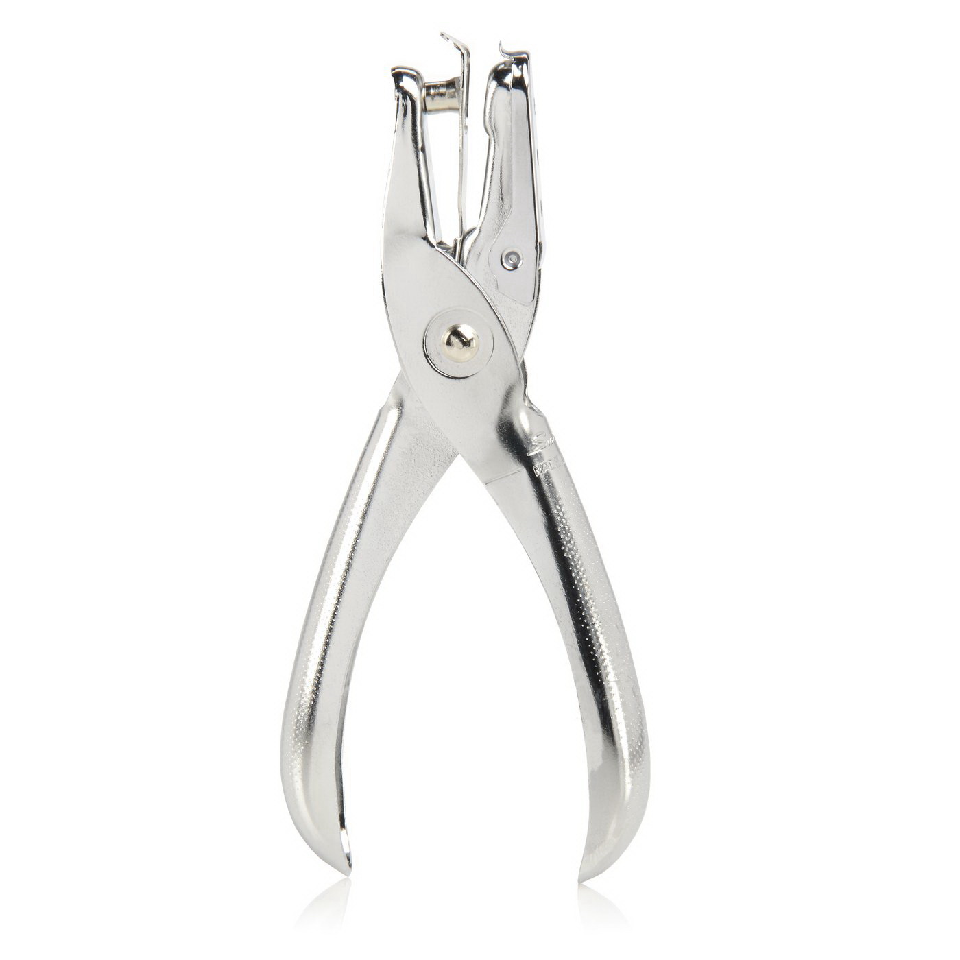 Swingline 91069 1-Hole Punch, 5 in OAL, 1/4 in Cutting Hole, Metal - 2