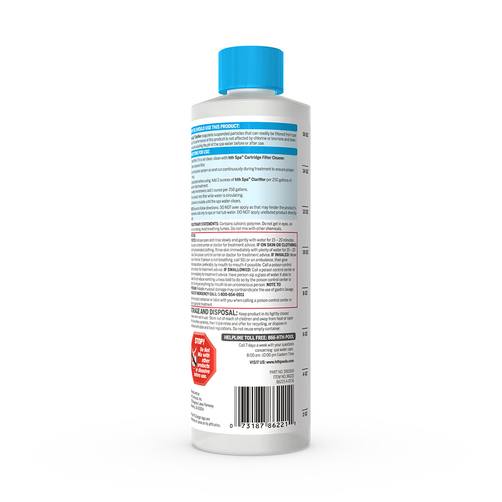 HTH 86221 Clarifier, 16 oz, Liquid, Blue/Clear - 2